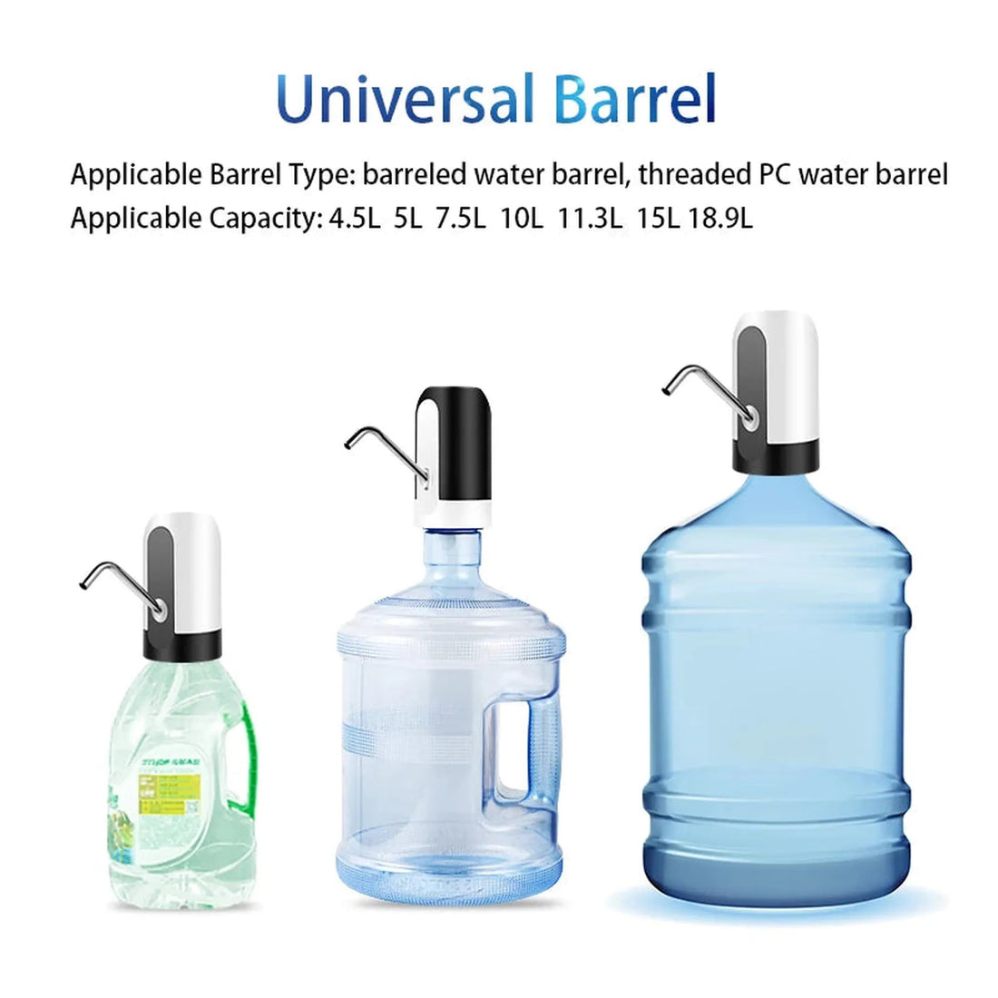Rechargable SmartTap Water Pump – No Lift, Just Press & Drink